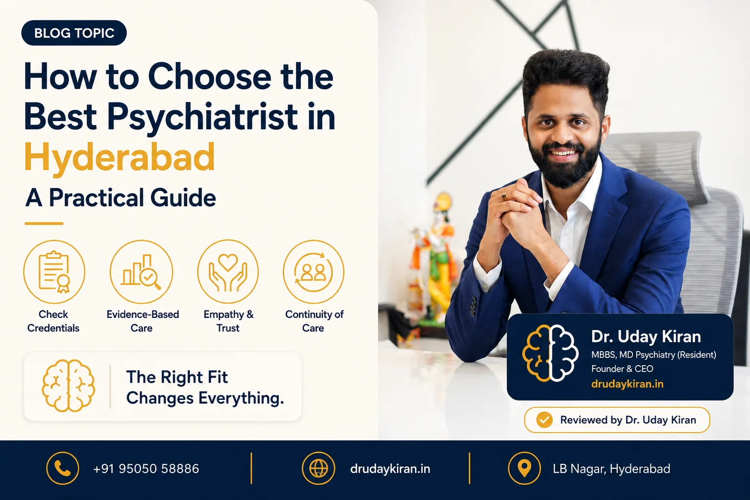 How to Choose the Best Psychiatrist in Hyderabad for Mental Wellness